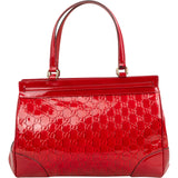 Gucci Patent Leather Microguccissima Princy Handbag