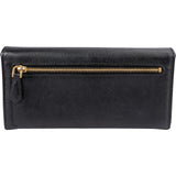 Prada Black Saffiano Leather Continental Wallet