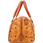 MCM Monogram Visetos Boston Handbag - vintageandkickz