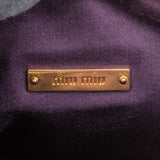 Miu Miu Vitello Lux Bow Pochette Shoulder Bag