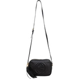Gucci Black Leather Soho Disco Camera Crossbody Bag