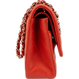 Chanel Quilted Lambskin Medium Double Flap Shoulder Bag