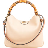 Gucci Beige Leather Bamboo Handle 1947 Small Handbag