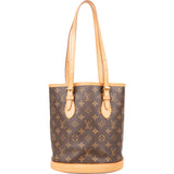 Louis Vuitton Monogram Canvas Bucket PM Shoulder Bag