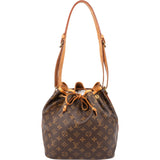 Louis Vuitton Monogram Canvas Sac Noé Petit Shoulder Bag