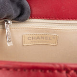 Chanel Quilted Lambskin Diamond Stitch Hampton Flap Jumbo Flap Crossbody Bag