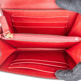 Cartier Bordeaux Leather Compact Wallet