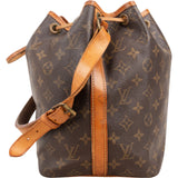 Louis Vuitton Monogram Canvas Sac Noé Petit Shoulder Bag