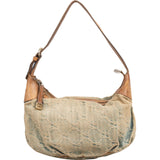 Gucci Monogram Denim GG Hobo Shoulder Bag