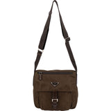 Prada Tessuto Triangle Messenger Crossbody Bag