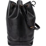 Louis Vuitton Noir Epi Leather Sac Noé Grande Shoulder Bag