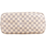 Louis Vuitton Monogram Damier Azur Canvas Neverfull MM Shoulder Bag