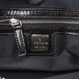 Fendi FF Monogram Canvas Baguette Buckle Shoulder Bag