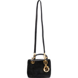 Christian Dior Suede Mini Lady Dior Handbag