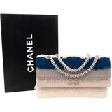 Chanel Tweed Costume Fringed Fabric 2.55 Reissue Single Flap Crossbody Bag