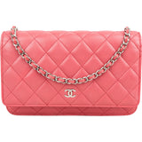 Chanel Quilted Lambskin Wallet On Chain Crossbody Bag