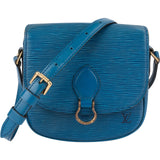 Louis Vuitton Blue Epi Leather Saint Cloud PM Crossbody Bag