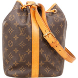 Louis Vuitton Monogram Canvas Sac Noé Petit Shoulder Bag