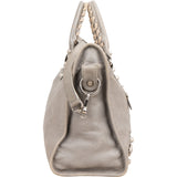 Balenciaga Grey Leather Classic City Handbag
