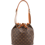 Louis Vuitton Monogram Canvas Sac Noé Petit Shoulder Bag