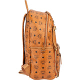MCM Monogram Visetos  Studded 2 in 1 Bag Backpack