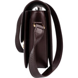 Celine Burgundy Classic Boxcalf Leather Triomphe Crossbody Bag