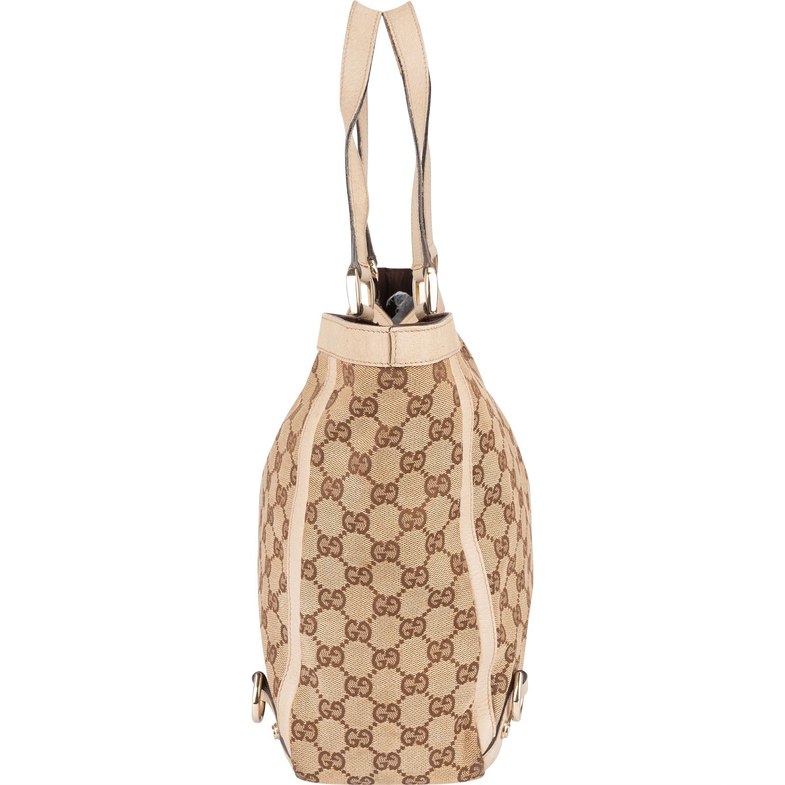 Gucci Monogram GG Canvas Abbey Handbag - vintageandkickz