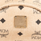 MCM Monogram Visetos Stark Studded Mini Backpack