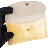 Louis Vuitton Monogram Vernis Leather Rosalie Coin Purse Card Holder
