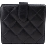 Chanel Quilted Lambskin Cambon Small Bifold Wallet
