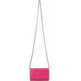 Chanel Caviar Leather Timeless CC Vintage Wallet on Chain Crossbody Bag
