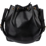 Louis Vuitton Noir Epi Leather Sac Noé Petit Shoulder Bag