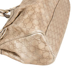 Gucci Guccissima Metallic Leather Sukey Handbag