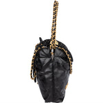 Chanel 22 Stitching Lambskin Small Drawstring Bag Handbag - vintageandkickz