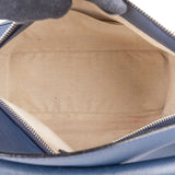 Loewe Blue Leather Puzzle Handbag