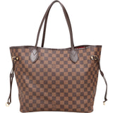 Louis Vuitton Monogram Damier Ebene Neverfull MM Shoulder Bag