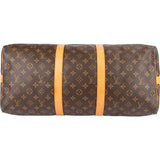 Louis Vuitton Monogram Canvas Keepall 50 Bandoulière Travel Bag