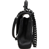 Saint Laurent Grain De Poudre Matelasse Leather Small Crossbody Handbag
