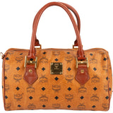 MCM Monogram Visetos Boston Handbag