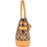 Coach Monogram Signature Canvas Hampton Carryall Handbag