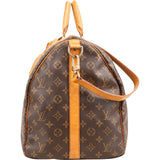 Louis Vuitton Monogram Canvas Keepall 55 Bandoulière Travel Bag