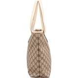 Gucci Monogram GG Supreme Tote Shoulder Bag