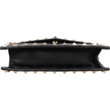 Valentino Garavani Leather Rockstud Envelope Wallet On Chain Crossbody Bag