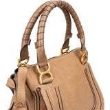 Chloé Brown Leather Marcie Handbag