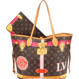 Louis Vuitton Monogram Limited Edition Summer Trunks Neverfull MM Shoulder Bag