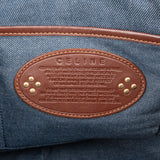 Celine Monogram Macadam Denim Messenger Crossbody Bag