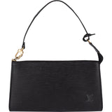 Louis Vuitton Noir Epi Leather Pochette Accessoires Handbag