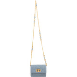 Christian Dior Cannage Calfskin Leather Miss Caro Micro Crossbody Bag
