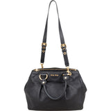 Miu Miu Vitello Daino Leather Tote Hobo Handbag