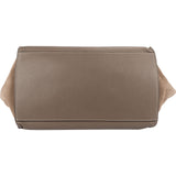 Céline Drummed Leather and Suede Trapeze Handbag